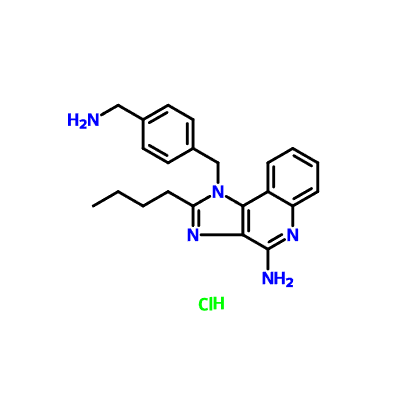 CAS 1620278-72-9|1-(4-(Amínómetýl)bensýl)-2-bútýl-1H-imidasó[4,5-c]kínólín-4-amín díhýdróklóríð
