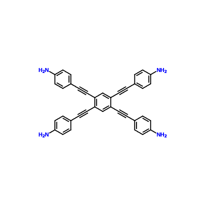 CAS 2375652-88-1|4,4',4'',4'''-[bensen-1,2,4,5-tetraýltetrakis(etýn-2,1-díýl)]tetranílín