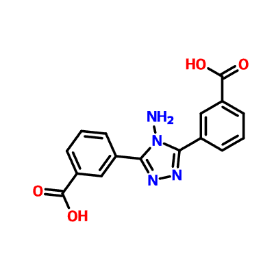 CAS 923057-85-6|4-amínó-3,5-bis(3-karboxýfenýl)-4H-1,2,4-tríasól