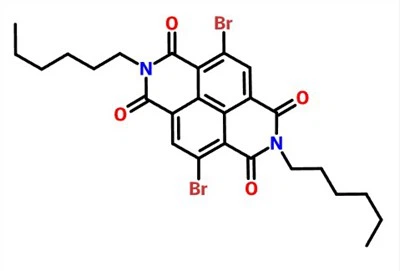 N,N'-díhexýl-2,3-díbróm-1,4,5,8-naftalenetetrakarboxýldíímíð CAS NO: 1239327-73-1